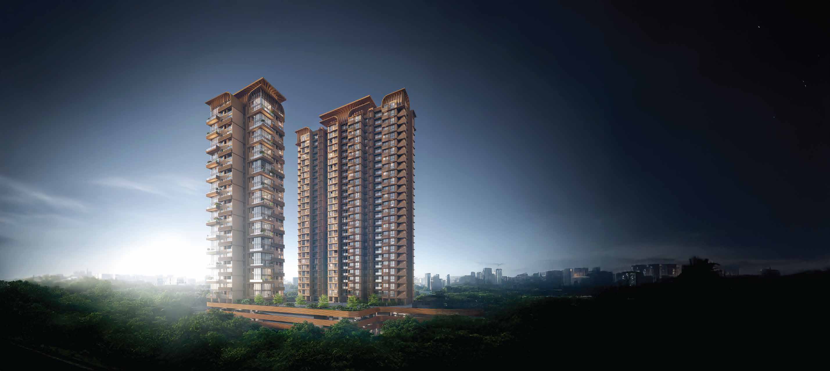 Codename Citadel Juinagar - Elevation Render