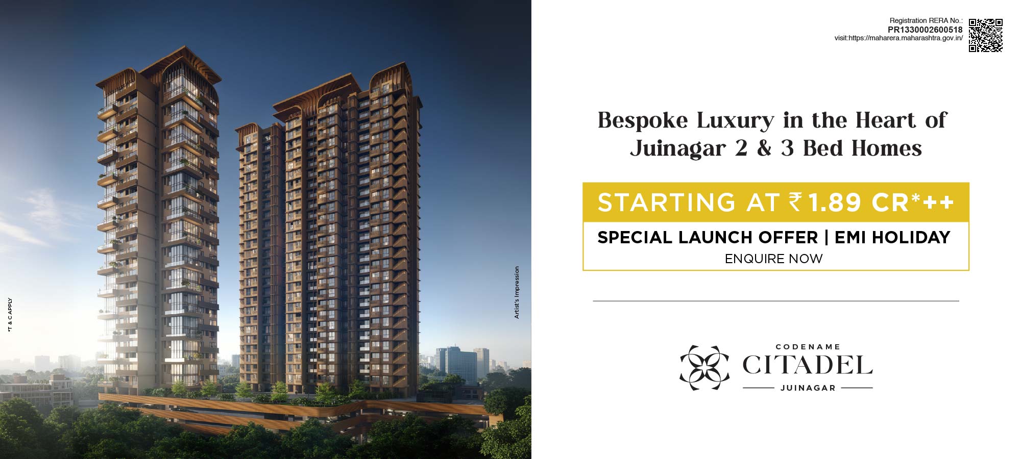 Codename Citadel - Premium Residences in Juinagar Navi Mumbai