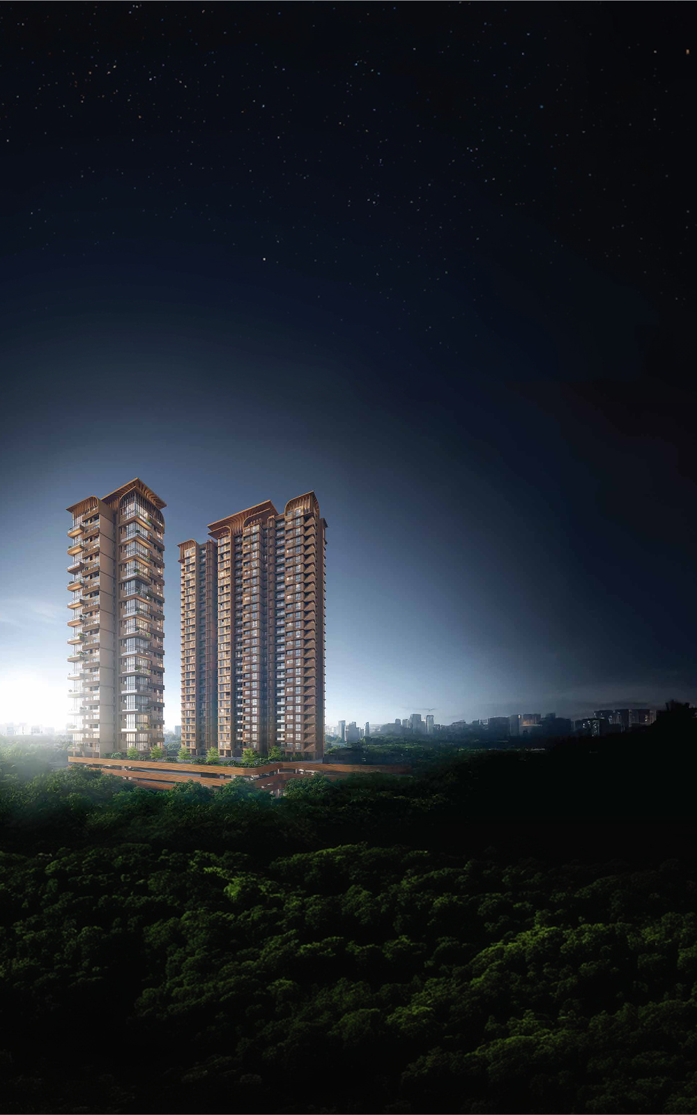 Codename Citadel Juinagar - Elevation Render